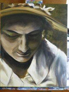 oil painting work in progress