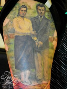 Joe's Grandparents tattoo