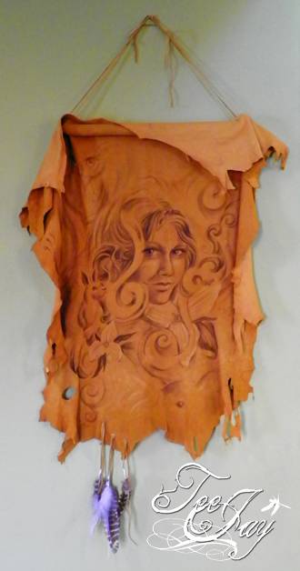 DeerHide wall hanging
