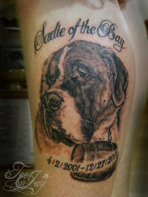 Saint Bernard Tattoo