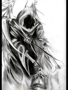 Reaper design for tattoo