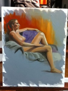 oil painting from life