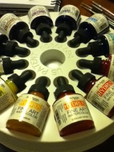 Doc Martins liquid watercolors