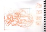 mermaid roughs
