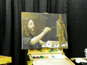Scott W Prior painting of Chet Zar