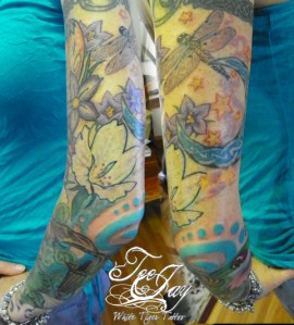 Sarah sleeve tattoo
