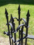 wrought iron end piece