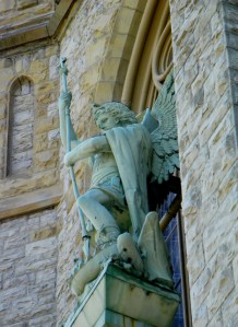 Michael slaying the dragon