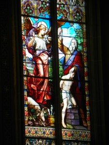 Abraham and Isaac in Stained Glass