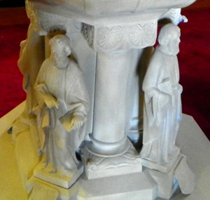 base of baptismal