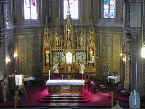 altar from Choir loft