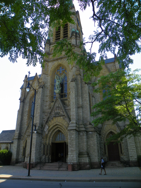 Street view of Saint Michaels church Rochester NY
