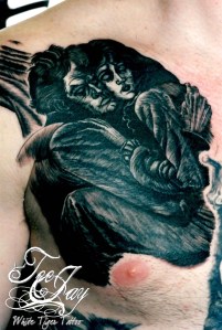 Fritz Eichenberg inspired tattoo