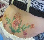 back rework tattoo drawing begins