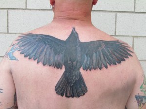 crow tattoo weepy
