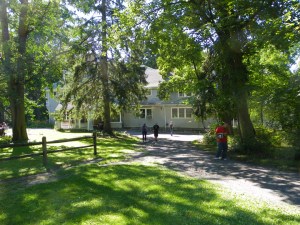 entering COSM main house