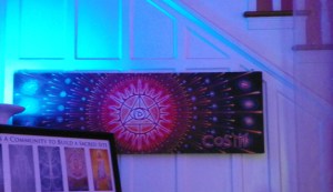 Foyer sign in COSM