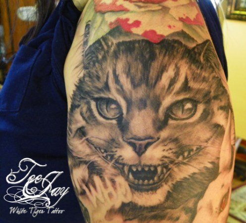 cheshire cat tattoo