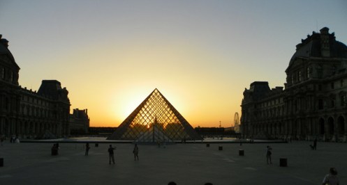 Louvre at Sunset