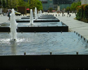 fountains in town square clermont ferrand