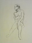 seated figure drawing male