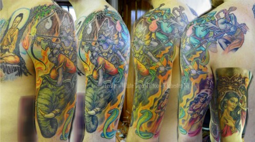 BuddhaMara101_1569 Buddha and Mara tattoo