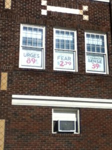 urges fear and common sense