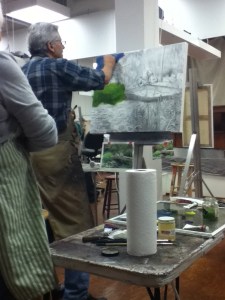 Steve Carpenter painting demo