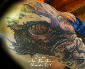 cthulhu detail tattoo