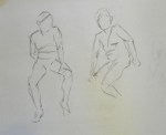 gesture drawing male