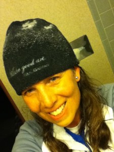 after running in blizzard