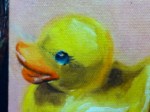 duck with laser beam eyes