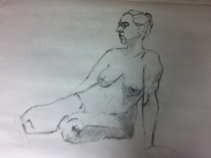 figure drawing charcoal