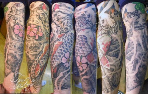 koi,skulls,cards,pigs,tattoo