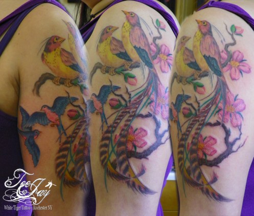 tattoo from chinese embroidery 