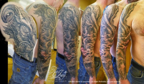 Cthulhu Sleeve tattoo
