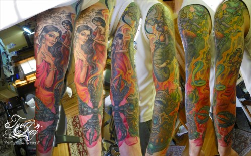 Mara sleeve tattoo