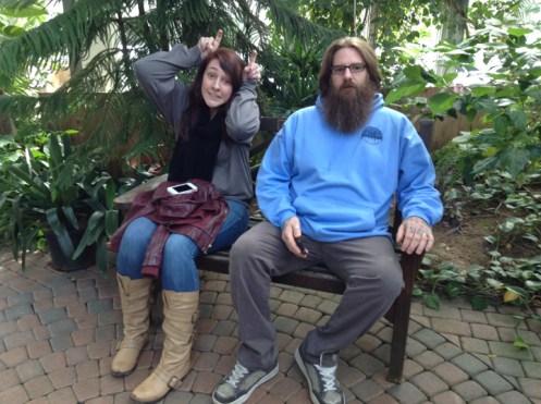 Paul and Jessica (with horns)