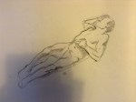 figure drawing reclining male