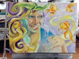 Delirium Painting in progress