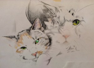 kitty tattoo drawing 