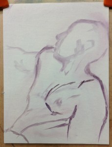 life painting male