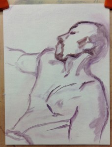 life painting male