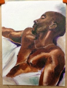 life painting male