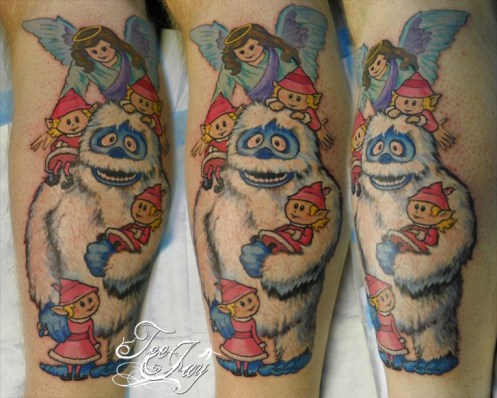 abominable snowman (bumble) tattoo