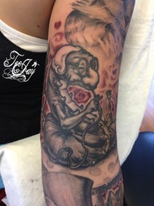 Hookah Smoking Caterpillar tattoo