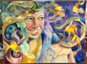 Delirium painting work in progress