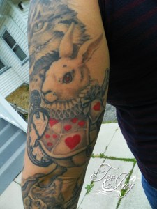 White Rabbit tattoo