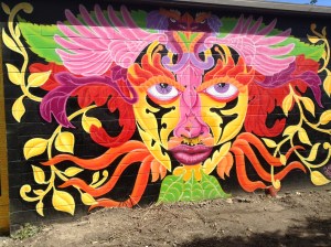 wall therapy Lady Pink