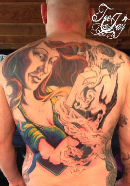 Frank's Pandora tattoo